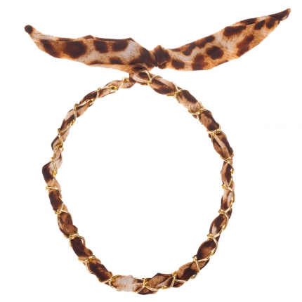 Bandeau cheveux Bijou léopard - Bandeau Vintage