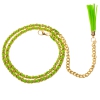 Ceinture Femme - Ceinture Pompon Verte
