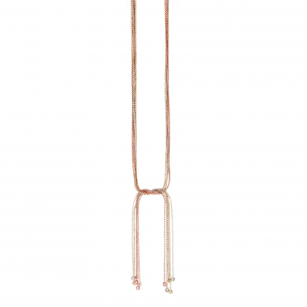 Sautoir femme multichaîne métal - Collier Long