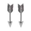 Boucle d'oreille argent puce flèche - Boucles d'oreilles Femme