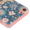 Coque Iphone 5C Bleu Motif Cerf