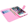 Etui portefeuille Iphone 6/6S Chevrons roses et bleus