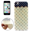 Coque Iphone 5C Silicone Encres marines