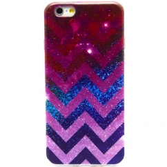 Coque Iphone 6 Plus silicone Chevron Galaxy