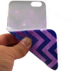 Coque Iphone 6 Plus silicone Chevron Galaxy