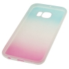 Coque Samsung Galaxy S6 silicone Dégradé bleu et rose
