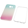 Coque Samsung Galaxy S6 silicone Dégradé bleu et rose