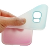 Coque Samsung Galaxy S6 silicone Dégradé bleu et rose