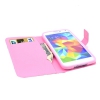 Etui portefeuille Samsung Galaxy S5 Chevrons roses et bleus