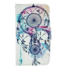 Etui portefeuille Nokia Lumia 630 Attrape rêve rose et bleu