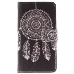 Etui portefeuille Nokia Lumia 630 Attrape rêve noir