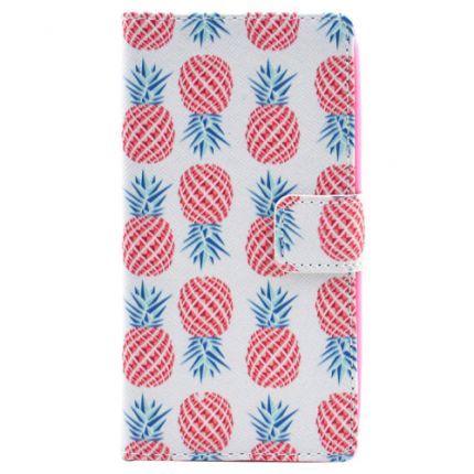 Etui portefeuille Nokia Lumia 630 Ananas