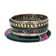 Bracelet fantaisie ethnique vert - Lot de Bracelets