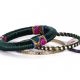 Bracelet fantaisie ethnique vert - Lot de Bracelets