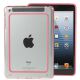 Bumper Ipad mini 1/2/3 transparent et rose