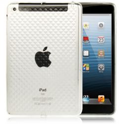 Coque Ipad mini 1/2/3 blanche transparente silicone