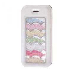 Etui portefeuille Iphone 5 / 5S strass nuage
