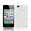 Coque Iphone 4 / 4S Blanche vague paillette