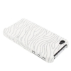 Coque Iphone 4 / 4S Blanche vague paillette