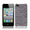 Coque Iphone 4 / 4S Grise vague paillette