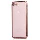 Coque Iphone 7 silicone transparente et rose gold