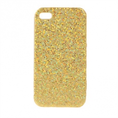 Coque Iphone 4 / 4S Strass Or