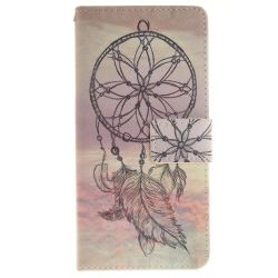 Etui portefeuille Iphone 7 attrape rêve pastel