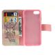 Etui portefeuille Iphone 7 attrape rêve pastel