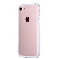 Bumper Iphone 7 transparent et blanc
