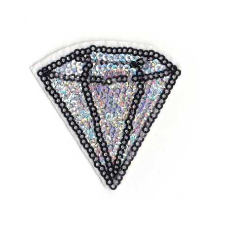 Patch Ecusson Thermocollant Diamant Sequins