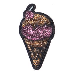 Patch Ecusson Thermocollant Glace Sequins