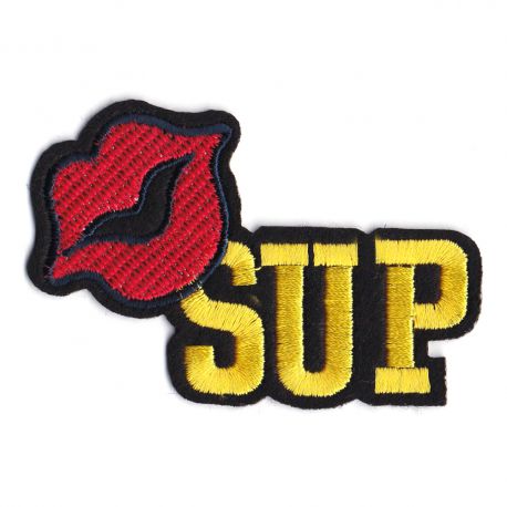 Patch Ecusson Thermocollant Bisous