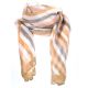 Foulard Imprimé Géométrique Kaki Rose poudré - Foulard Femme 