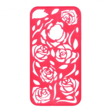 Coque Iphone 4/4S Corail sculptures fleurs 