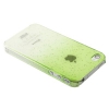 Coque Iphone 4 / 4S Dégradé vert transparente