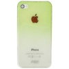 Coque Iphone 4 / 4S Dégradé vert transparente