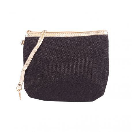 Trousse Beauté Noire et Dorée - Trousse de Toilette Femme