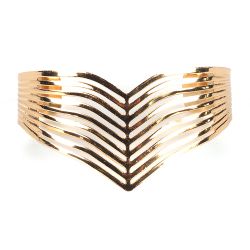 Bracelet Manchette Doré - Bracelet Femme