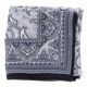 Foulard Bandana Paisley Gris Satiné - Foulard Satiné - Foulard Fin