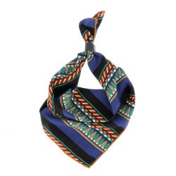 Bandana Ethnique Bleu - Foulard Femme