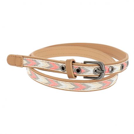 Ceinture Fine Tissée Ethnique - Ceinture Femme Ethnique