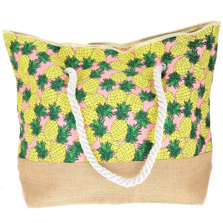 Sac Cabas Ananas - Sac de plage