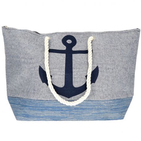 Sac Cabas Encre Bleu - Sac de Plage