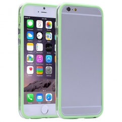 Bumper Iphone 6 plus Transparent et Vert
