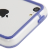 Bumper Iphone 5C Transparent et Bleu