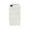 Coque Iphone 4 / 4S Blanche vague paillette