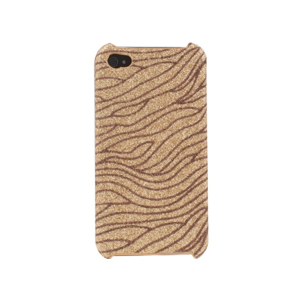 Coque Iphone 4 / 4S Or vague paillette