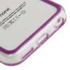 Bumper Iphone 5C Transparent et Violet