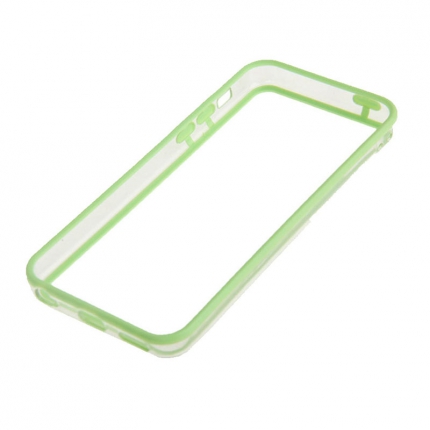 Bumper Iphone 5C Transparent et Vert