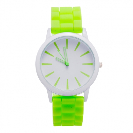 Montre silicone vert pomme